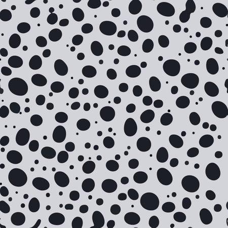 seamless pattern with realistic leopard spotsのイラスト素材