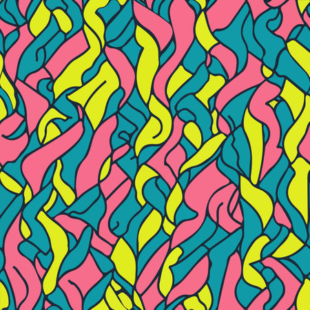 abstract seamless pattern with vibrant colorsのイラスト素材