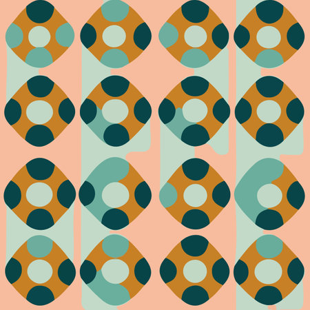 seamless geometric pattern with repeating shapesのイラスト素材