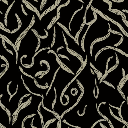seamless pattern with snake stripsのイラスト素材