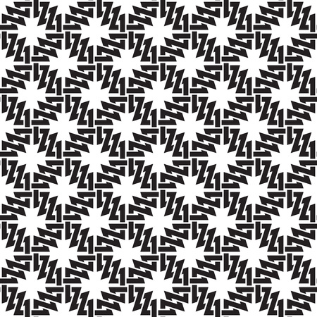 Chain mail of the links in form of crosses. Celtic seamless pattern with swatch for filling. Stylish geometric background for web and tattoo design.のイラスト素材