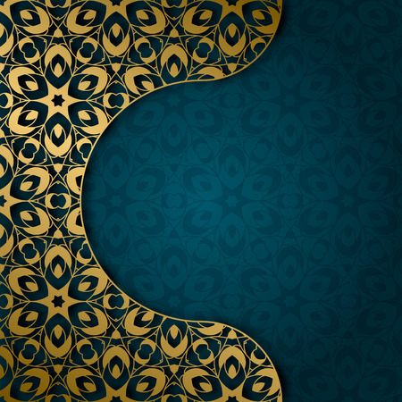 Background with traditional ornament. Cover decoration design.のイラスト素材