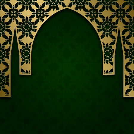 Background with traditional ornament. Cover decoration for greetings.のイラスト素材