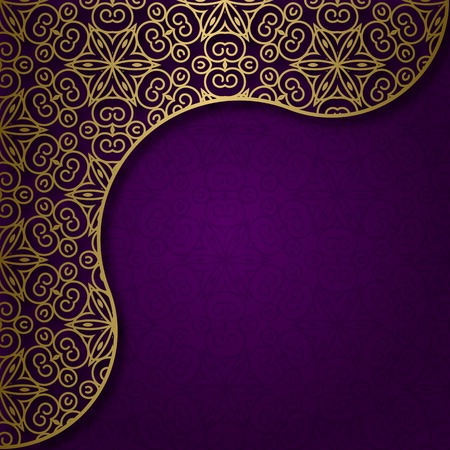Background with traditional ornament.  Cover decoration design.のイラスト素材