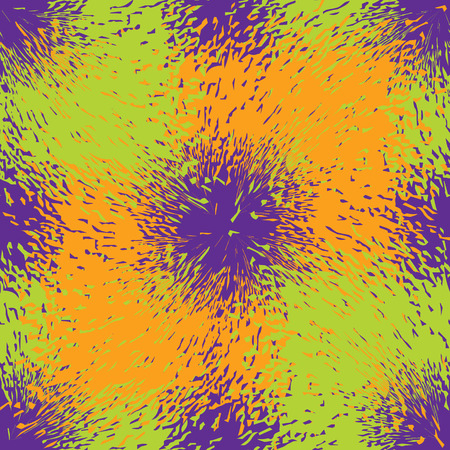 Abstract grunge seamless chaotic pattern with blots. Trendy colorful texture background. Modern wallpaper. Fashionable print with a shabby paint effect.のイラスト素材