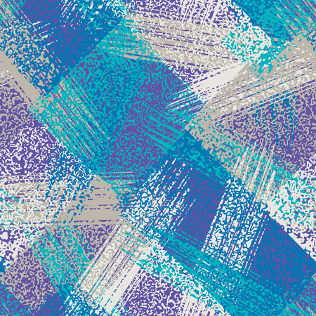 Abstract grunge seamless chaotic pattern with brushstrokes. Urban winter camouflage texture. Season colorful background. Modern wallpaper. Fashionable print with a shabby paint effect.のイラスト素材