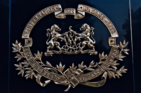 VARNA, BULGARIA - SEPTEMBER 6: The legendary 'Orient Express' is ready to depart from Varna Railway Station on September 6, 2011 in Varna, Bulgaria. The luxury train travels between Paris and Istanbulのeditorial素材