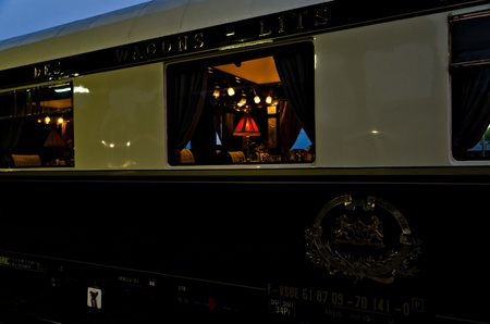 VARNA, BULGARIA - SEPTEMBER 6: The legendary 'Orient Express' is ready to depart from Varna Railway...