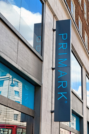 LONDON - JULY 1, 2014. Primark store in London on July 1, 2014. Primark is an Irish clothing retailer, operating in Austria, Belgium, Germany, Ireland, Portugal, Spain, the Netherlands and the UK.のeditorial素材