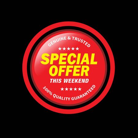 Sale and special offer tag, price tags, Sales Label, banner, Vector illustration.のイラスト素材