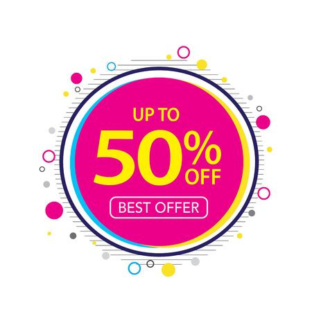 Sale and special offer tag, price tags, Sales Label, banner, Vector illustration.のイラスト素材