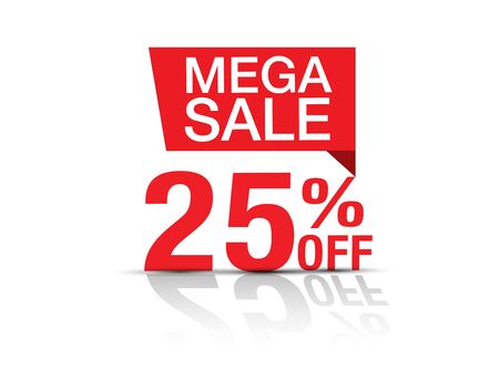 Sale and special offer tag, price tags, Sales Label, banner, Vector illustration.のイラスト素材
