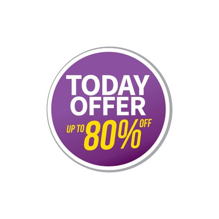 Sale and special offer tag, price tags, Sales Label, banner, Vector illustration.のイラスト素材
