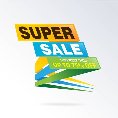 Sale and special offer tag, price tags, Sales Label, banner, Vector illustration.のイラスト素材