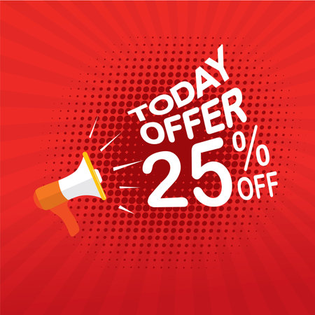 Sale and special offer tag, price tags, Sales Label, banner, Vector illustration.のイラスト素材