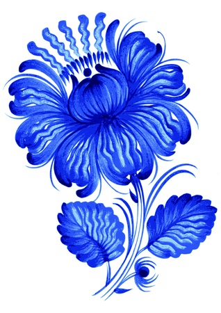 hand drawn, vector, illustration in Ukrainian folk styleのイラスト素材