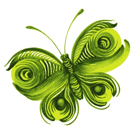  illustration in Ukrainian folk styleのイラスト素材