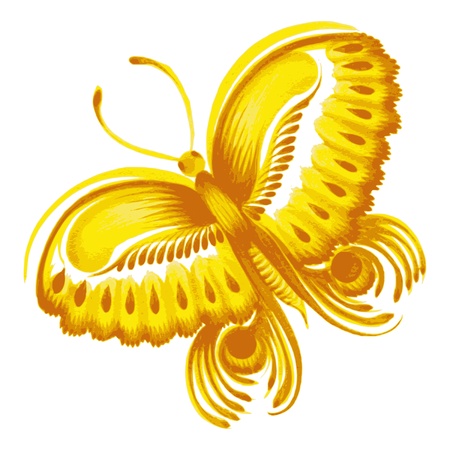 hand drawn,  illustration in Ukrainian folk styleのイラスト素材