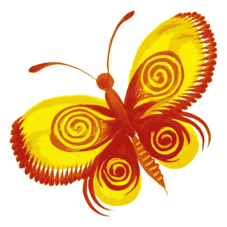 hand drawn,  illustration in Ukrainian folk styleのイラスト素材