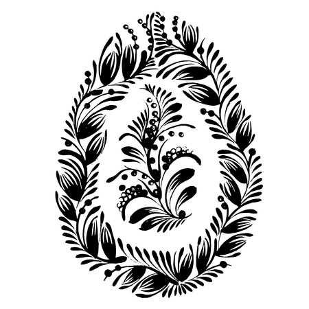 vector, artistic, decorative silhouette in grunge styleのイラスト素材