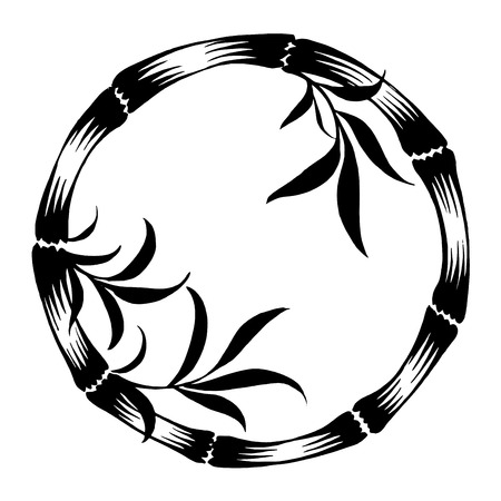 vector, artistic, decorative silhouette in grunge styleのイラスト素材