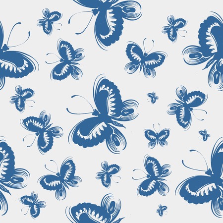 coloured seamless pattern with motive of flowerのイラスト素材