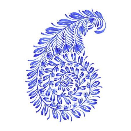 hand drawn illustration in Ukrainian folk styleのイラスト素材