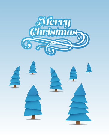 Digitally generated Merry christmas vector with cute illustrationsのイラスト素材
