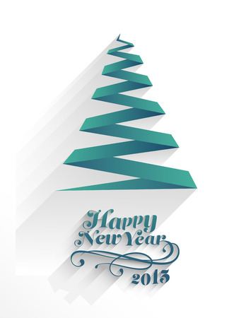 Digitally generated Happy new year 2015 vectorのイラスト素材