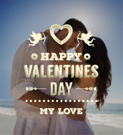 Digitally generated Valentines day vectorのイラスト素材