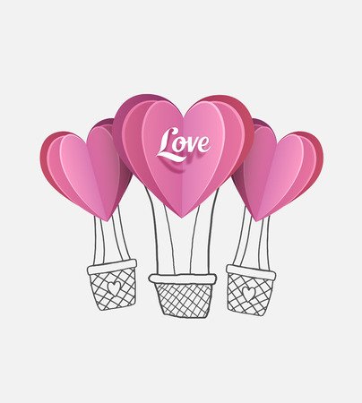 Digitally generated Valentines day vectorのイラスト素材