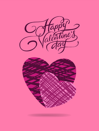 Digitally generated valentines day vectorのイラスト素材