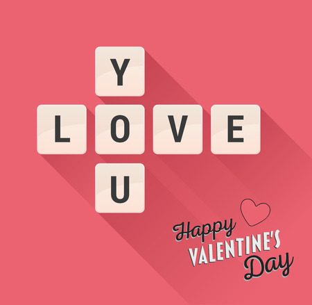 Digitally generated Valentines day vectorのイラスト素材
