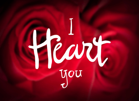Digitally generated Valentines day vectorのイラスト素材