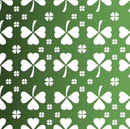 Digitally generated Shamrock pattern vectorのイラスト素材