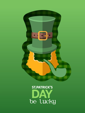 Digitally generated St patricks day greeting vectorのイラスト素材