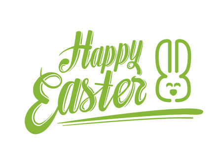 Digitally generated Happy Easter greeting vectorのイラスト素材