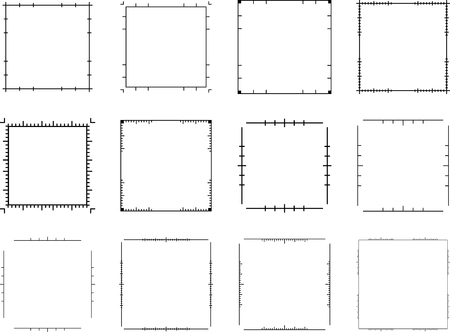Vector icon of frames against white backgroundのイラスト素材
