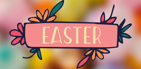 TE252_hndr_frames_mix_1 against painted easter eggs with different designs