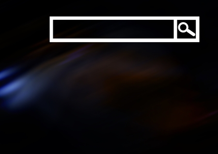 Digital composite of Search Bar with dark swirly backgroundの写真素材