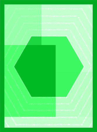 Vector of hexagon and geometrical shapeのイラスト素材
