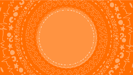 Vector of design in circular patternのイラスト素材