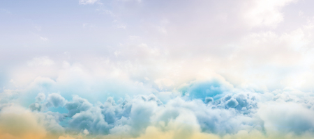 Idyllic view of cloudscape against blue sky
