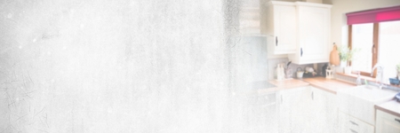 Digital composite of kitchen transitionの写真素材