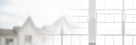 Digital composite of Construction Worker in front of construction siteの写真素材