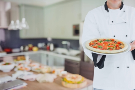 Digital composite of chef 14の写真素材