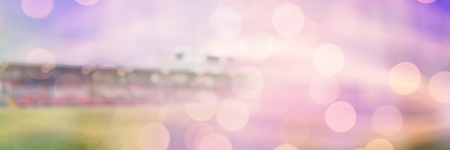 Digital composite of Sports stadium lights transition effect with sparklesの写真素材