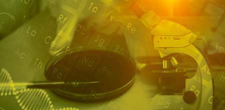 Several Laboratory deviceの写真素材