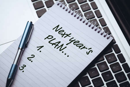 New year resolution listの写真素材