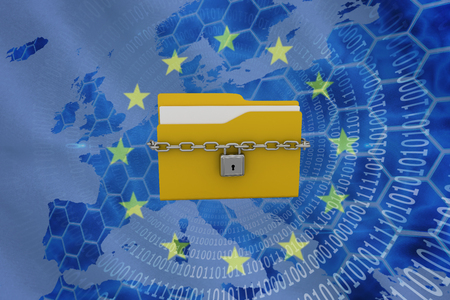 European Union lockedの写真素材